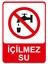 Içilmez Su Isg Uyarı Levhası 2