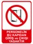 Personelin Bu Kapıdan Girişi ve Çıkışı Yasaktır Isg Uyarı Levhası 2