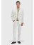 Ekru Zeroweight Slim Fit Keten Karışımlı Ceket 2