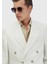 Ekru Zeroweight Slim Fit Keten Karışımlı Ceket 5