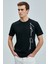 Justın Modern Grafik T- Shirt Siyah 8