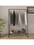 Tekerlekli Oval Askılık Ayaklı Askılık Konfeksiyon Butik Askılık 1