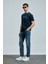 Bruno Smart Jean Erkek Pantolon Slim Fit Mavi 7