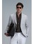 Tom Spor Erkek Blazer Ceket Slim Fit Gri 6