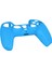 Sony Dobe Playstation 5 Uyumlu Dualsense Gamepad Slikon Koruyucu Set, Ps5 Slikon Kılıf-Mavi 3
