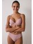 Kirli Pembe Liny Leopar Desenli Balenli Sütyen 14