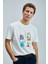 Funky Modern Grafik T- Shirt Siyah 9