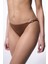 Kahverengi Libby Side Tokalı Slip Bikini Altı 14