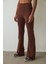 Cappuccino Easy Yüksek Bel Slim Fit Ispanyol Paça Pantolon 17