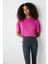 Modal Crop Fuşya Tişört 13