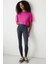 Modal Crop Fuşya Tişört 15