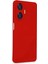 Realme C55 Kılıf Nano Içi Kadife Silikon - Kırmızı 1