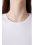 Pamuklu Beyaz Kısa Kollu Basic Tişört 15