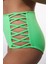Yeşil High Fashion Yüksek Bel Bikini Altı 17