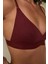 Bordo Melanj Balensiz Dolgusuz Üçgen Sütyen 14