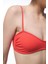 Praslin Minimal Kesim Kırmızı Bandeau Bikini Üstü 16