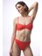 Praslin Minimal Kesim Kırmızı Bandeau Bikini Üstü 17