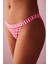Pembe Bloom Çizgili Bikini Altı 10