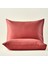 %100 Pamuk Saten Basic Standart 2'li Yastık Kılıfı Bordo (50X70 Cm) 1