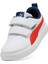 Courtflex V3 V Ps-White-Fierce Red-Blue Çocuk Ayakkabı-Beyaz 1