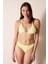 Kadın Orta Bel Ruth Slip Bikini Altı – Sarı Dokulu Desensiz Kumaş, Deniz ve Yaz Tatili İçin Rahat Tasarım 18