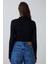 Siyah Yarım Balıkçı Yaka Slim Fit Uzun Kollu Triko 17