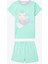 Kız Çocuk Purrmaid Pamuklu 2li Pijama Takımı 14
