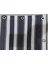 Balkon Perdesi Kuş Gözü Ölçü Seçenekli Gri Beyaz Çizgili 2