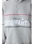 Gri Melanj Yarım Fermuarlı Harry Potter Baskılı Sweatshirt 17