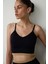 Siyah Dikişsiz Seamless Çapraz Askılı Spor Sütyeni 11