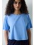 Mavi Sırt Detaylı Tişört 15