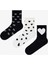 Love Bows Kız Çocuk Fiyonklu Pamuklu 4'lü Soket Çorap 11