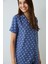 İndigo Hailee Çiçek Desenli Gömlek Yaka Kısa Kollu Pijama Takımı 12