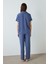 İndigo Hailee Çiçek Desenli Gömlek Yaka Kısa Kollu Pijama Takımı 14