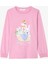 Kız Çocuk Furry Bunny Tavşan Baskılı Pamuklu Uzun Kollu 2'li Pijama Takımı 12