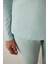 Mint Ent Scarf Bisiklet Yaka Uzun Kollu Slogan Baskılı Pijama Takımı 10