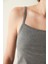 Pamuklu Askılı Gri Basic Atlet 18