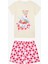 Kız Çocuk Tomato Sauce Çok Renkli Pamuklu 2li Pijama Takımı 14