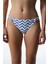 Bianna Navy Side Zigzag Desenli Hipkini Bikini Altı 13