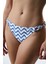 Bianna Navy Side Zigzag Desenli Hipkini Bikini Altı 16