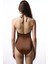 Kahverengi Trıcıa Monokini 15