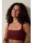 Bordo Melanj Ayarlanabilir Askılı Crop Üst 12