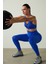 #İzbırakmaz Saks Mavisi Orta Destek Zero Feel Spor Sütyeni 7