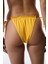 Sarı Super Frill Bağlamalı Düşük Bel Bikini Altı 14