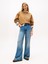 Tonal Flag Mdrn Terry Swtshrt Kadın Kahverengi Sweatshirt - WW0WW45754 3