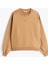Tonal Flag Mdrn Terry Swtshrt Kadın Kahverengi Sweatshirt - WW0WW45754 5