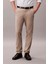 Erkek Slim Fit Pamuklu Chino Pantolon - Bej 1