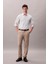 Erkek Slim Fit Pamuklu Chino Pantolon - Bej 5