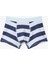 Erkek Çocuk Captain Line Çizgili 3'lü Boxer 12
