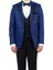 Lacivert Gabardin Mono Yaka Astarlı Yelekli 6 Drop Slim Fit Dar Kesim Smokin Damatlık 1001190153 1